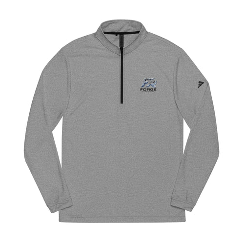 FORGE Embroidered Quarter-Zip Pullover — Adidas® Performance Top