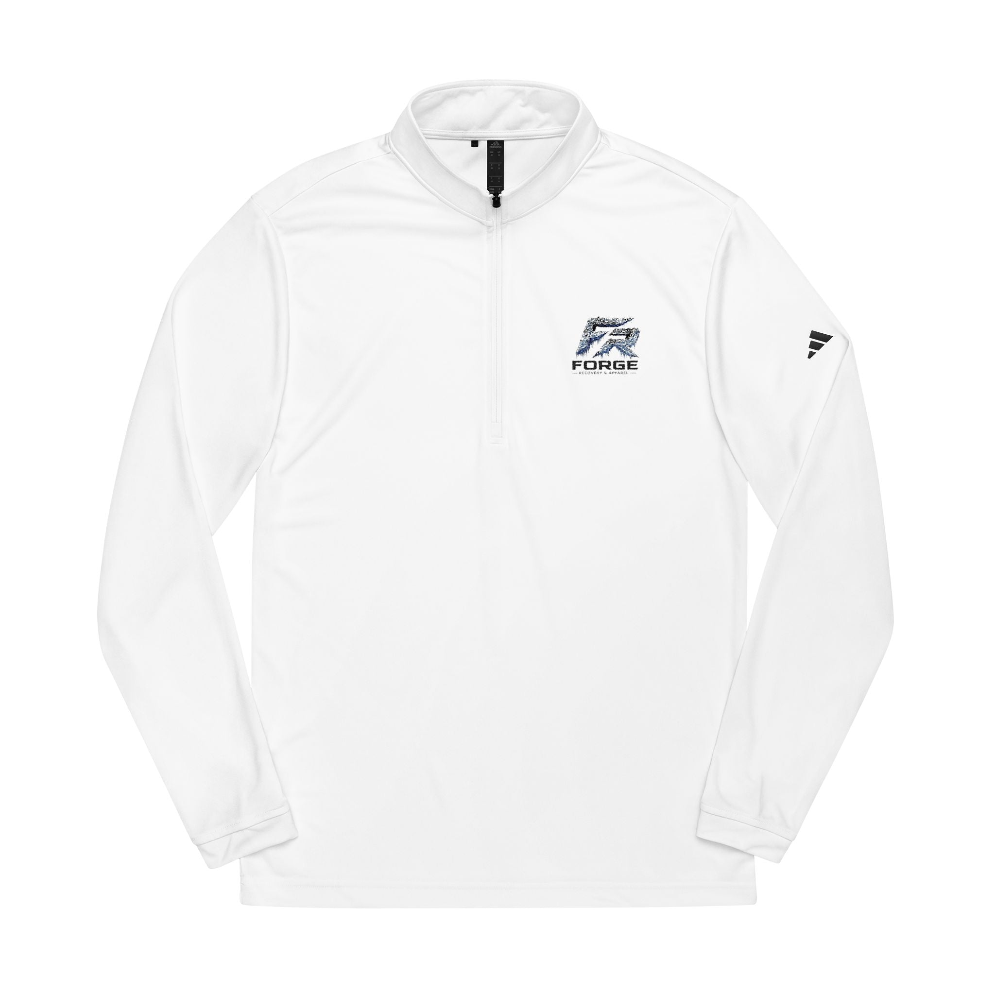 FORGE Embroidered Quarter-Zip Pullover — Adidas® Performance Top