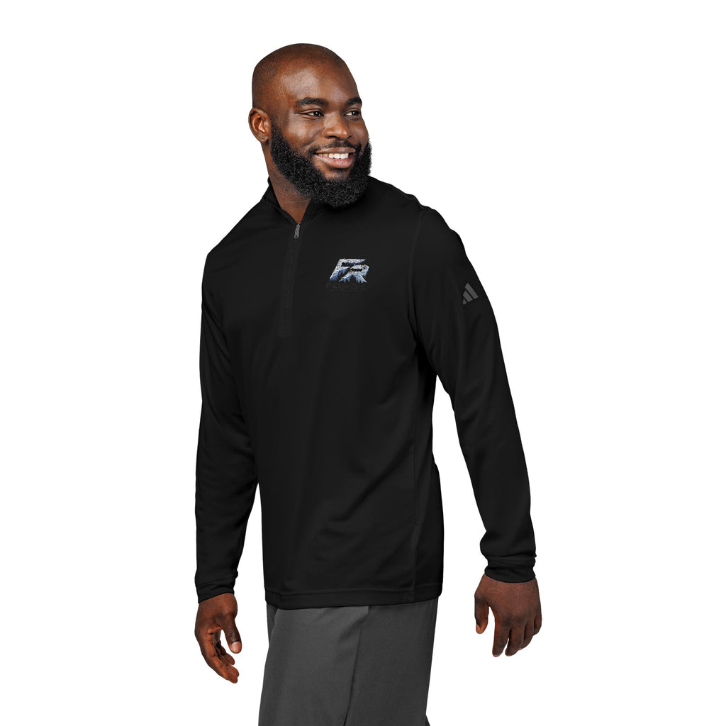 FORGE Embroidered Quarter-Zip Pullover — Adidas® Performance Top