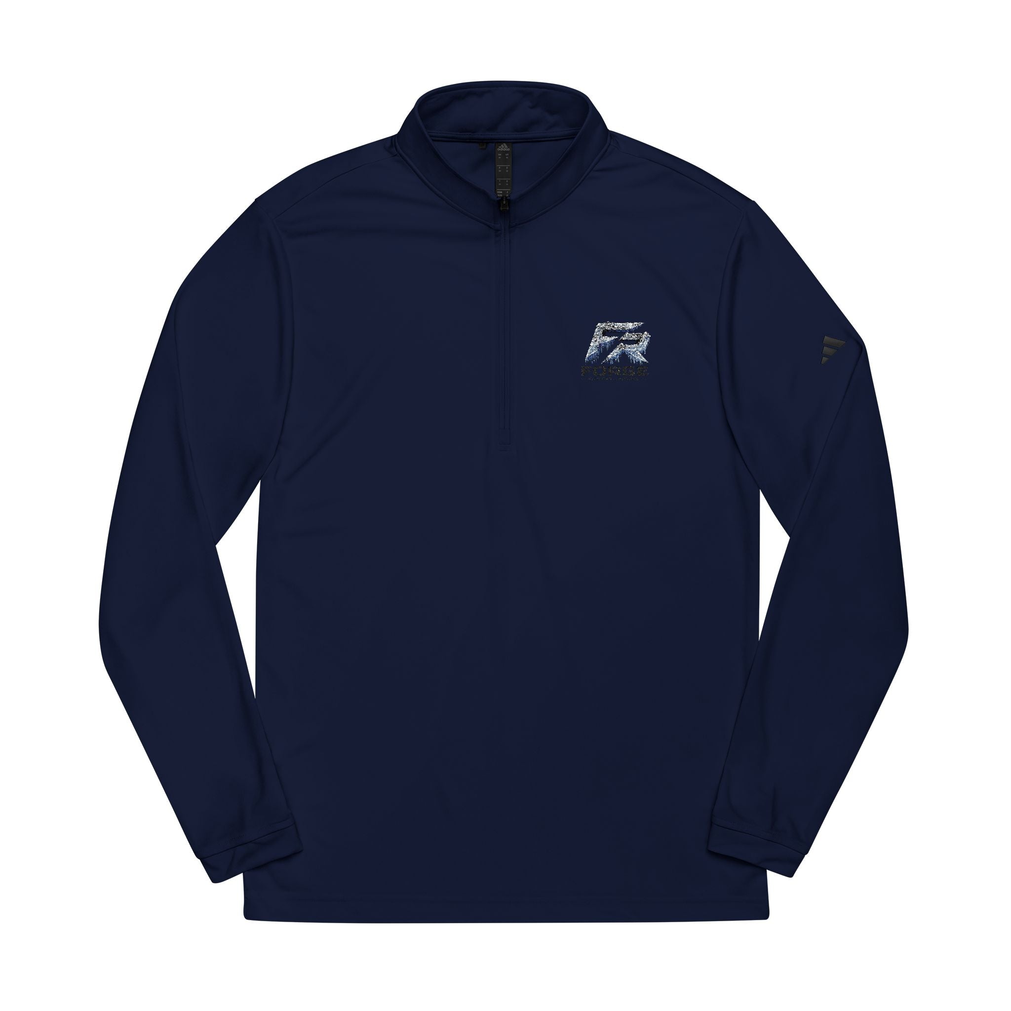 FORGE Embroidered Quarter-Zip Pullover — Adidas® Performance Top
